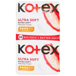 Прокладки гігієнічні Kotex Ultra Soft Normal 20шт зображення