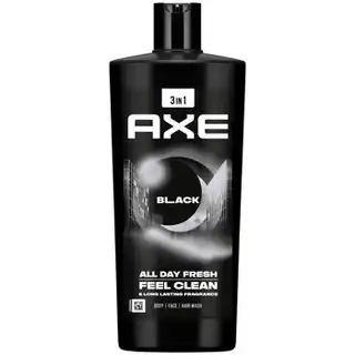 Гель для душу та шампунь Axe Black 700мл зображення