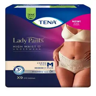 Труси урологічні Tena Lady Pants Plus для жінок бежеві M 9шт зображення