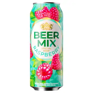 Пиво Оболонь BeerMix Малина спеціальне 2,5% 0,5л зображення